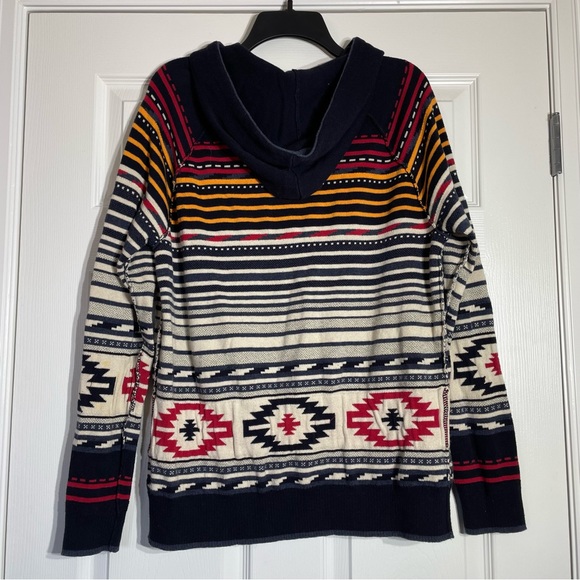American Eagle Medium Hoodie Aztec Southwest Boho - Picture 5 of 9